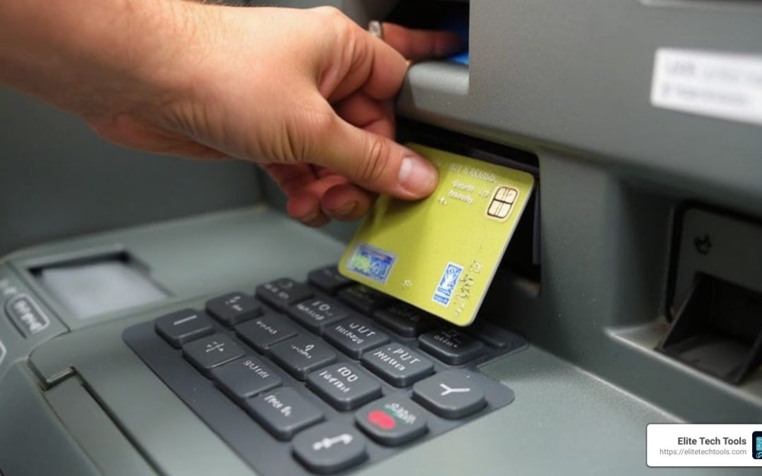 how to tell if atm has skimming device